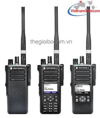 Hình ảnh thực tế máy bộ đàm cầm tay kỹ thuật số Motorola P8600/P8608 tại Vietnam Telecom