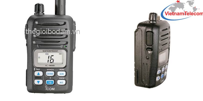 hình ảnh máy bộ đàm cầm tay icom IC – M88 chính hãng