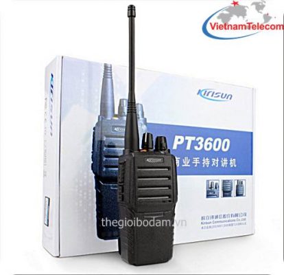 máy bộ đàm cầm tay Kirisun PT-3600 được nhập khẩu chính hãng tại Vietnam Telecom máy bộ đàm cầm tay Kirisun PT-3600 được nhập khẩu chính hãng tại Vietnam Telecom