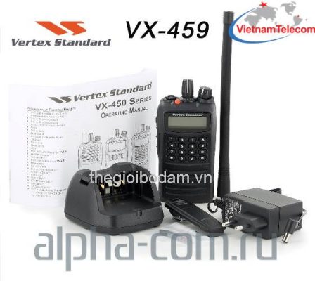 máy bộ đàm Vertex Standard VX459 hoạt động tốt trong môi trường hàng hải, dễ cháy nổ