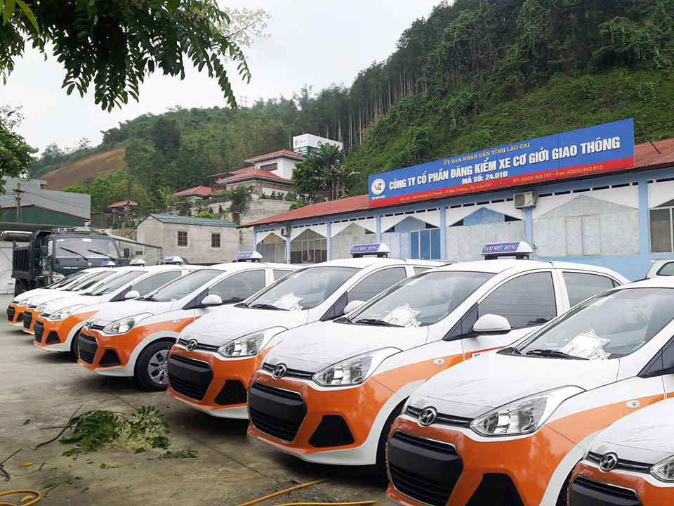 Xe của Taxi Hiếu Hồng được kiểm tra định kỳ đảm bảo an toàn di chuyển