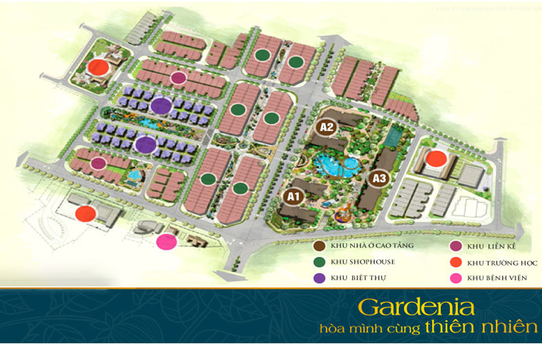 Tổng quan mặt bằng khu đô thị xanh Vinhomes Gardenia