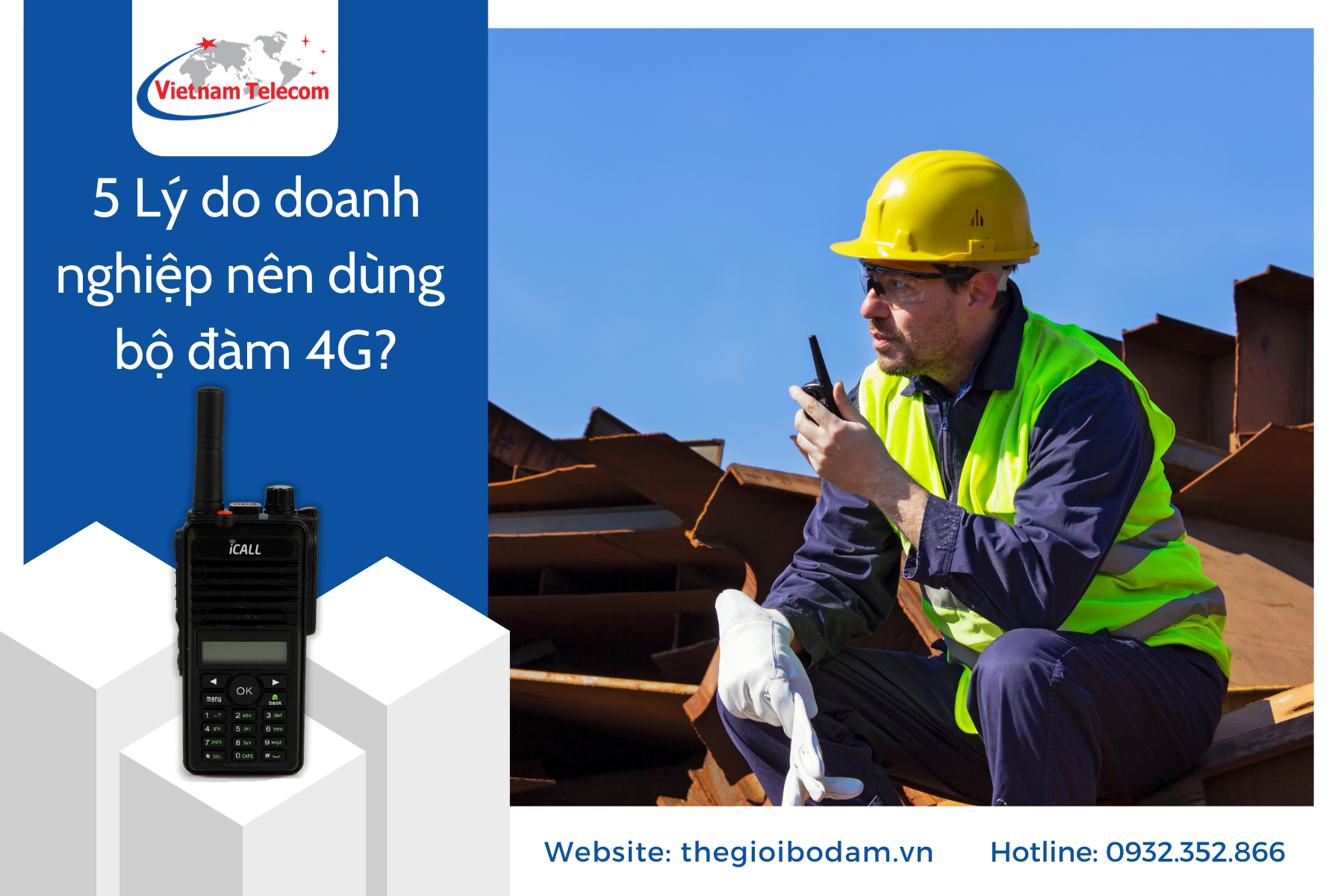 Tại sao nên dùng bộ đàm 4G