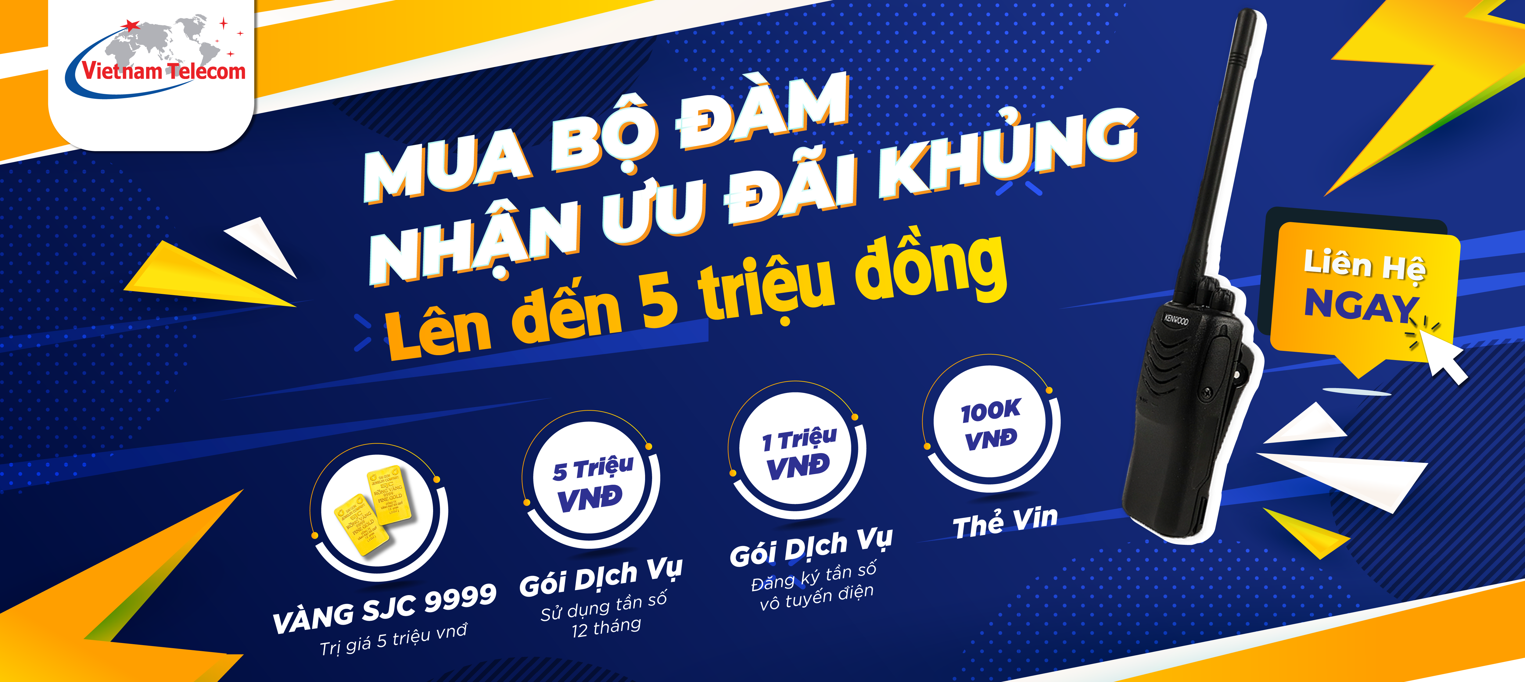 máy bộ đàm giá tốt, ưu đãi khủng