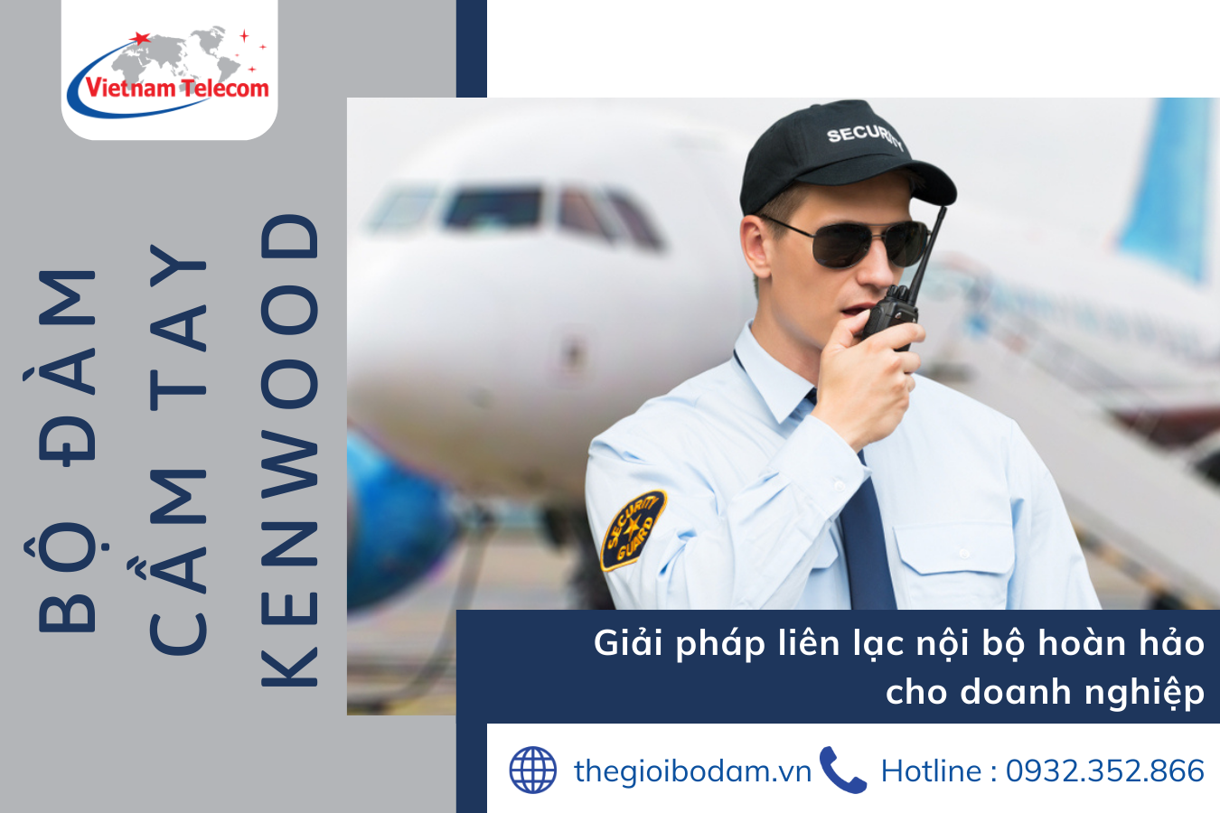 BỘ đàm cầm tay kenwood