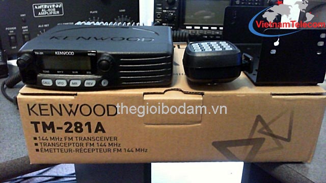 Ảnh chụp thực tế bộ đàm Kenwood TM 281A chính hãng