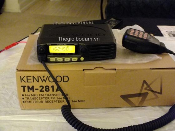 Mở hộp Máy bộ đàm Kenwood TM-281A - TM-481A chính hãng