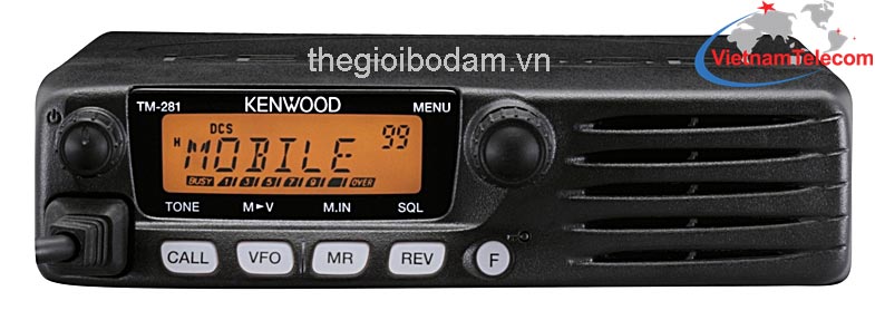 Máy bộ đàm trung tâm Kenwood TM 281A/481A đáp ứng tiêu chuẩn MIL STD 810