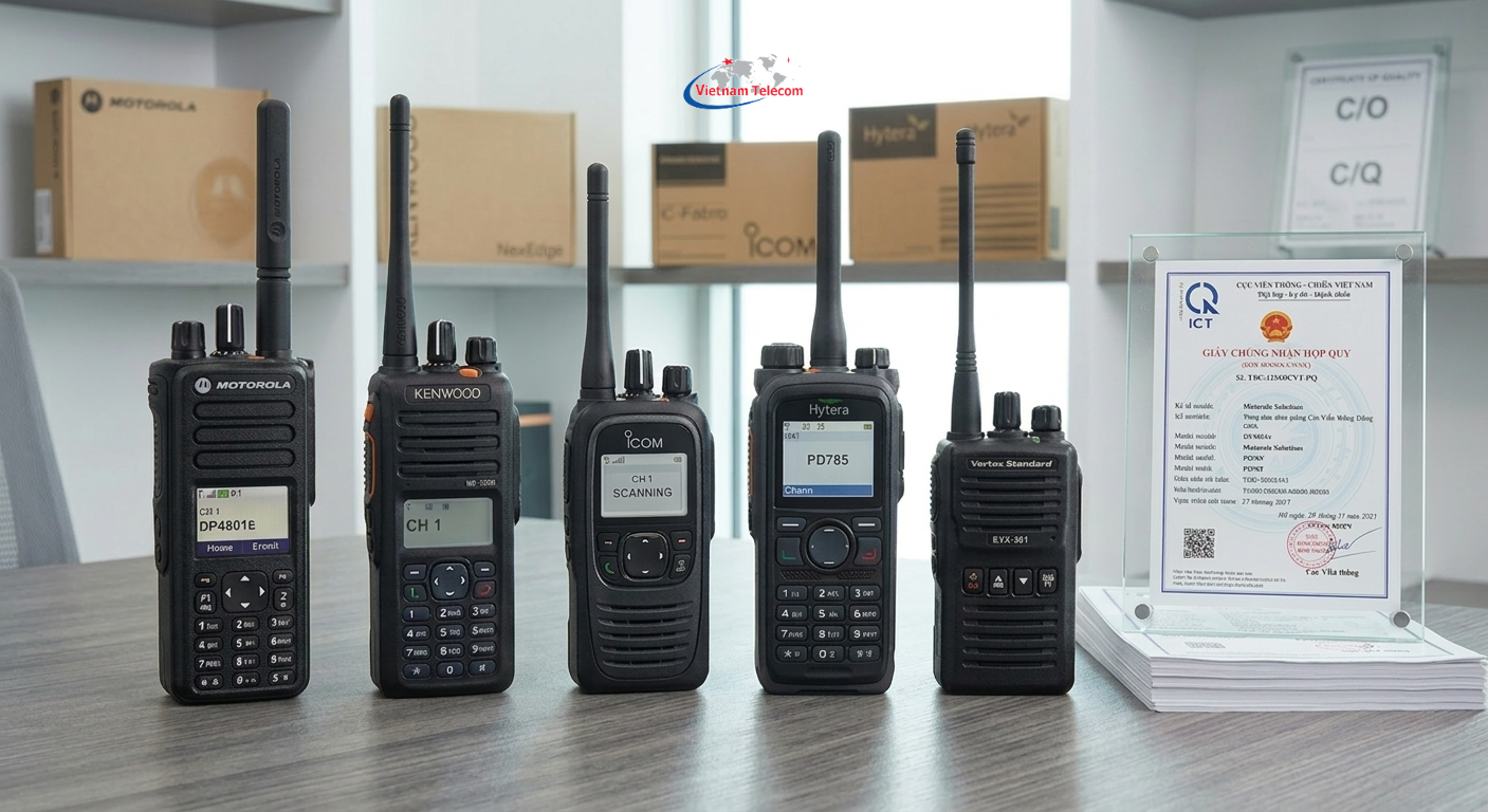 4 loại giấy tờ bộ đàm chính hãng cần có theo quy định pháp luật