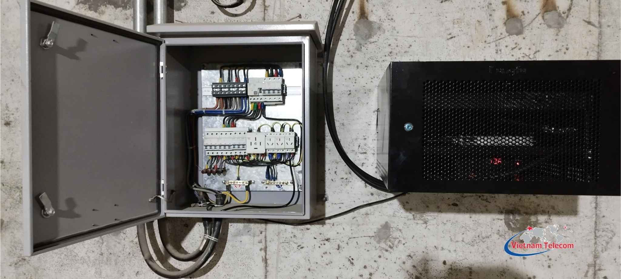 Trạm phát được lắp đặt tại nhà máy Xi măng Hoàng Long